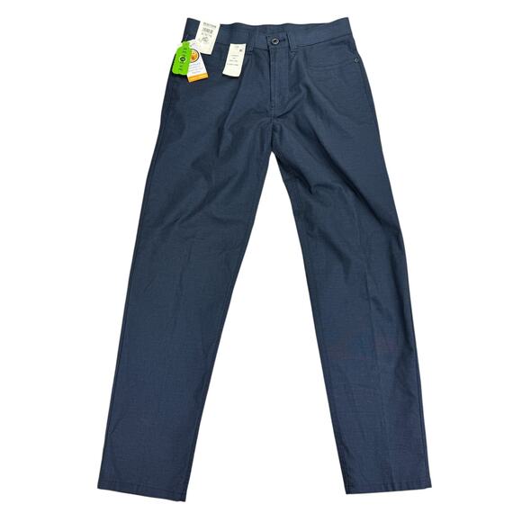 Kenneth Cole Mens 5-Pocket Slim Fit Techn-Cole Pants Indigo Blue 30x30 - Picture 1 of 5